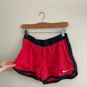 🦋3/$50 Vintage Y2K Baddie Nike Dri-fit Red and Black Cheer Athletic Shorts XS